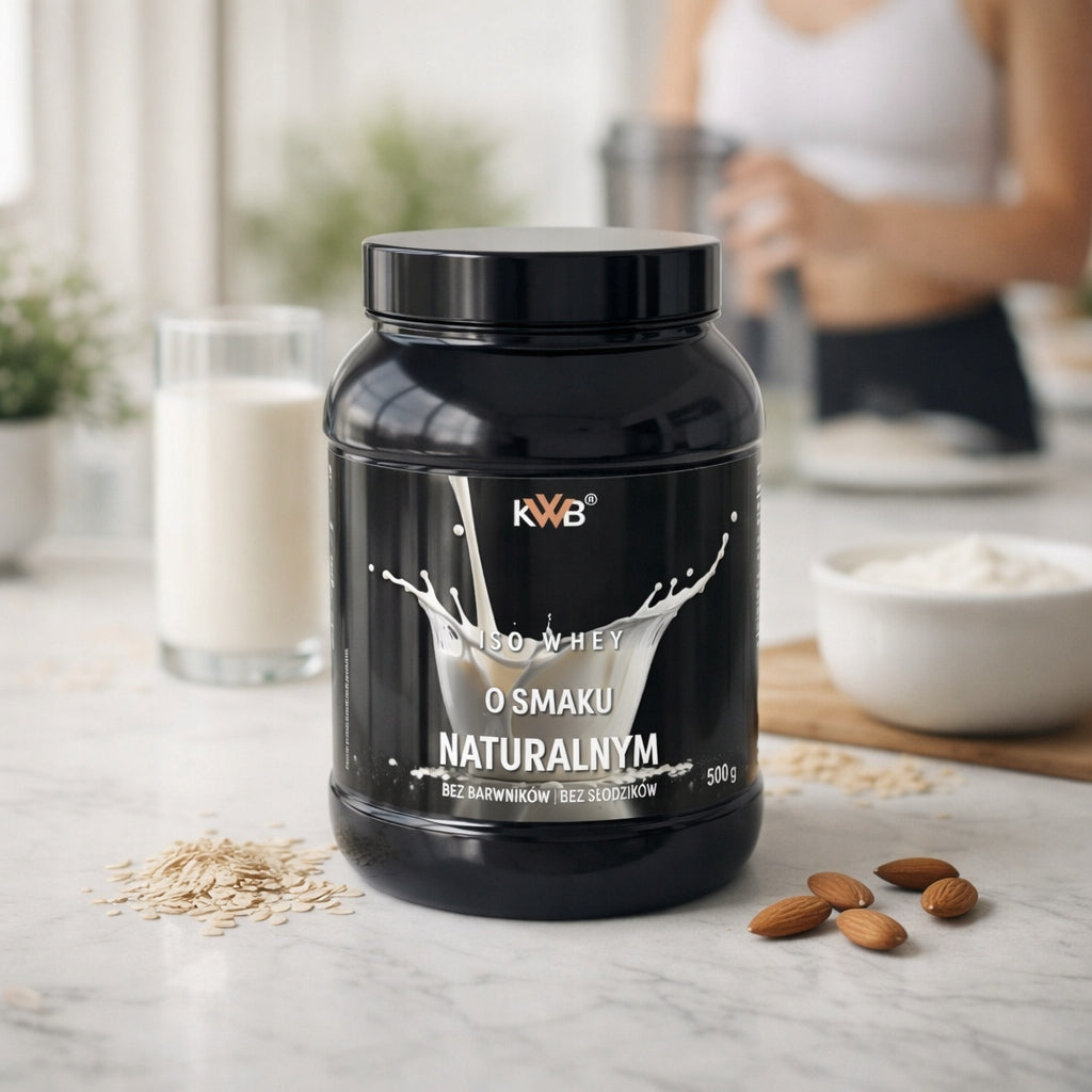 Whey Protein Isolate Conditioner ISO WHEY 500g Natural Flavour KWB Brand KWB Nutrition