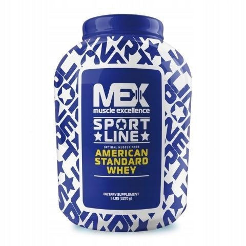 Whey Protein MEX AMERICAN STANDARD 2270g WPI WPC Vanilla Isolate USA Packaging status original
