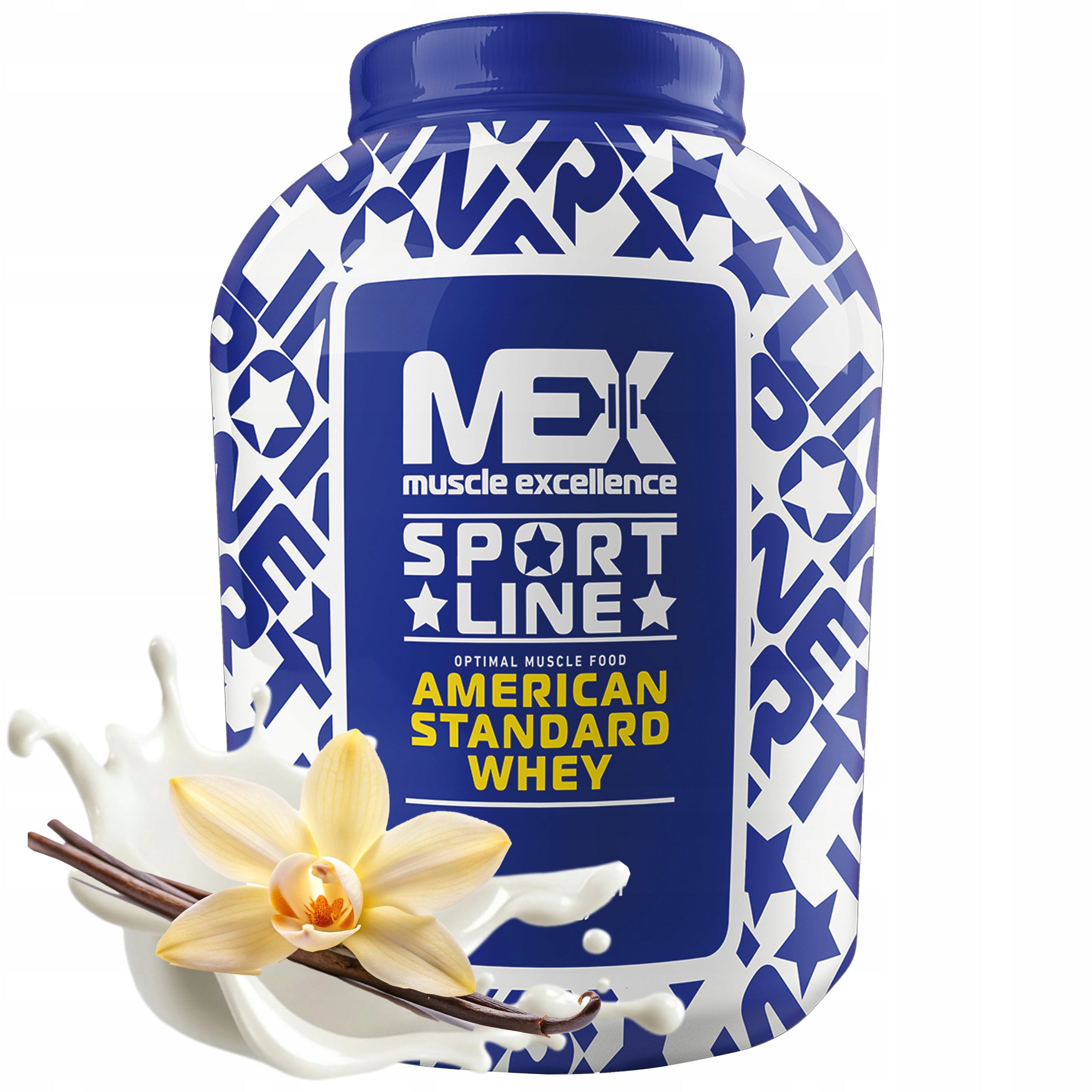 Whey Protein MEX AMERICAN STANDARD 2270g WPI WPC Vanilla Isolate USA