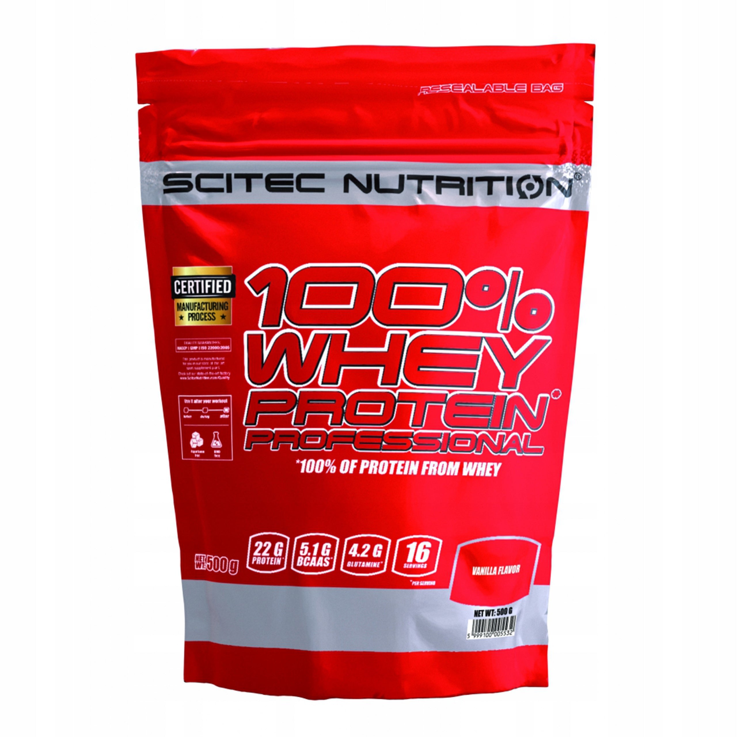 Whey Protein SCITEC 100% Whey Protein Professional 500g Vanilla