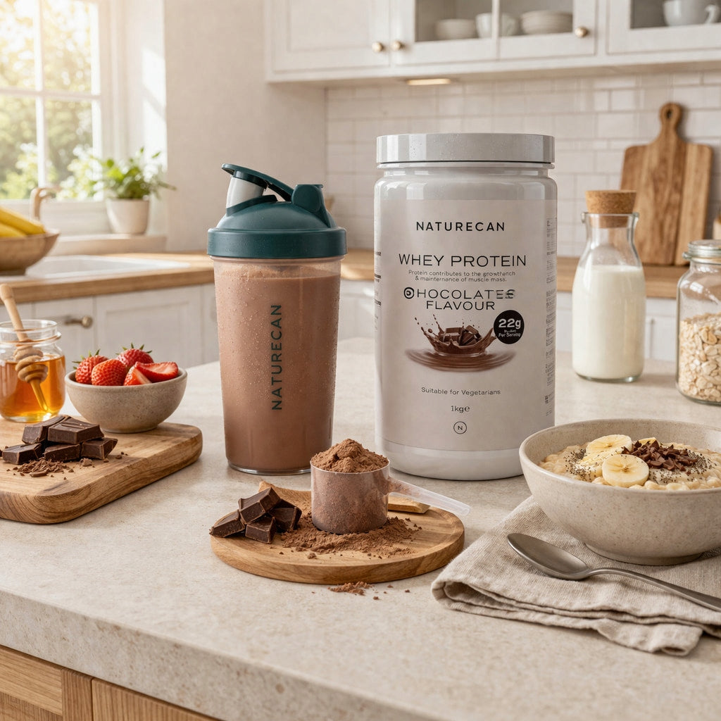 Whey Protein WPC 22g Protein Concentrate 2x 1kg Sugar Free Chocolate Packaging status original