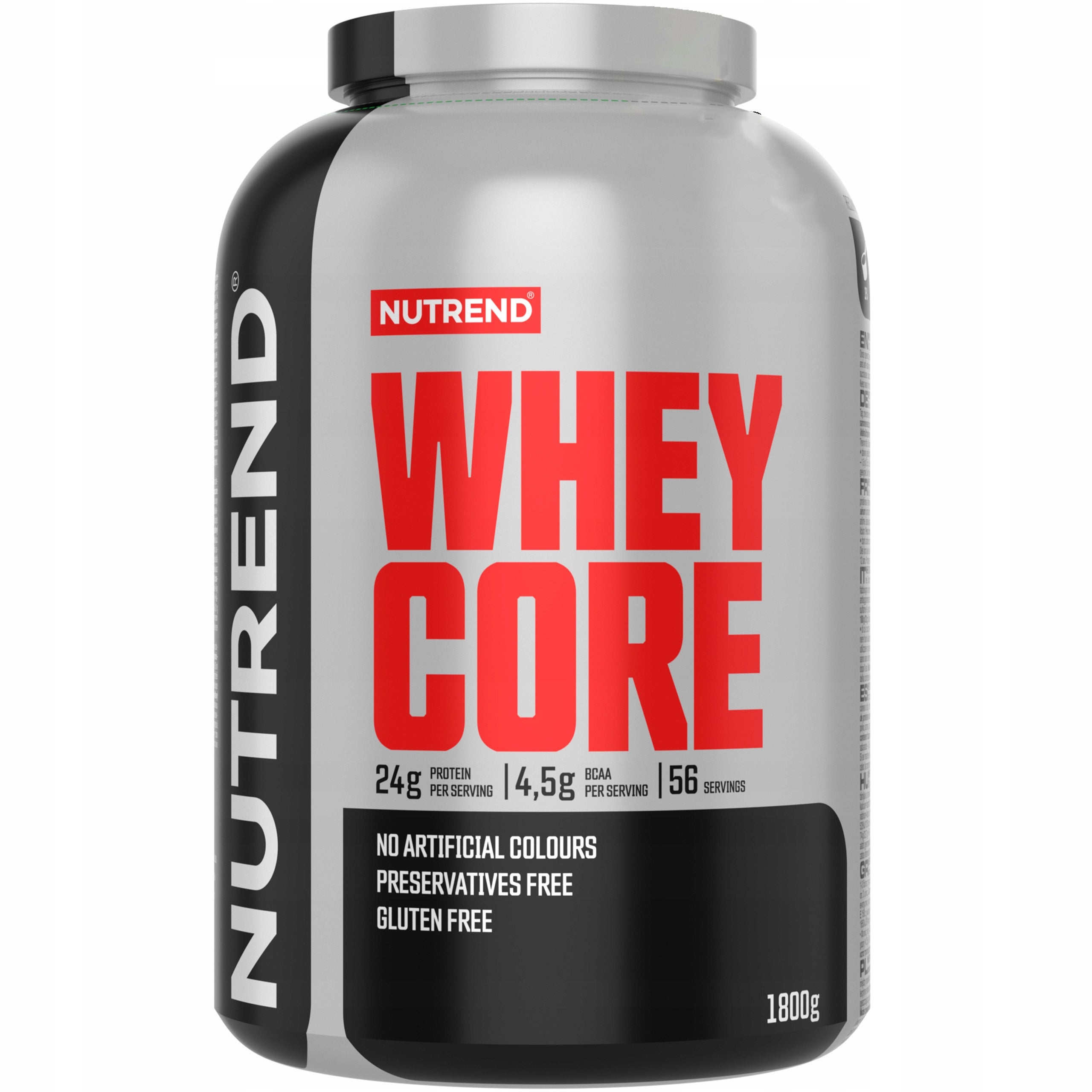 Whey Protein WPC NUTREND Whey Core 1800g Vanilla 56 Servings Protein