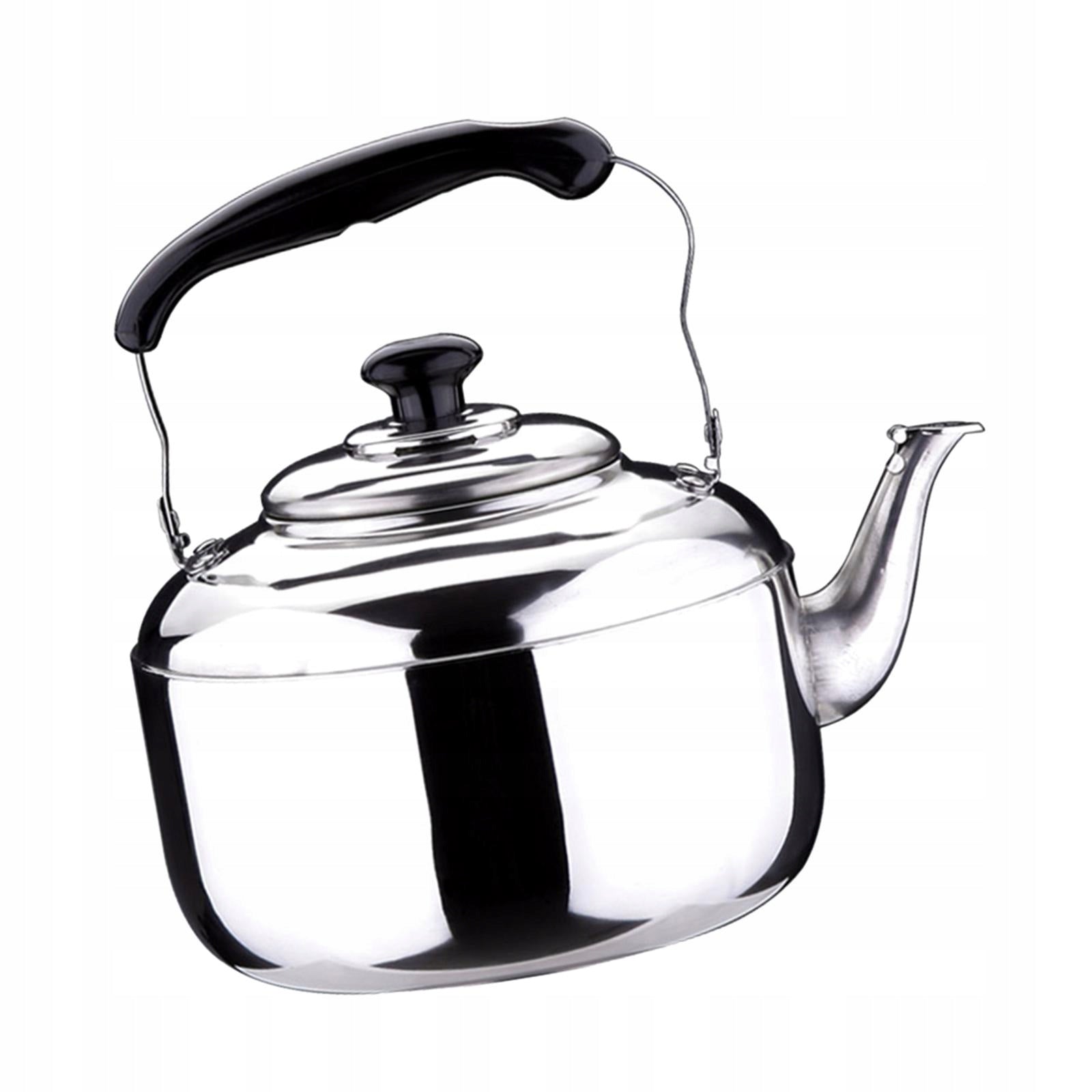 Whistling Top Kettle Teapot, with Insulated Handle, Stainless Steel Tea 6L Brand no brand