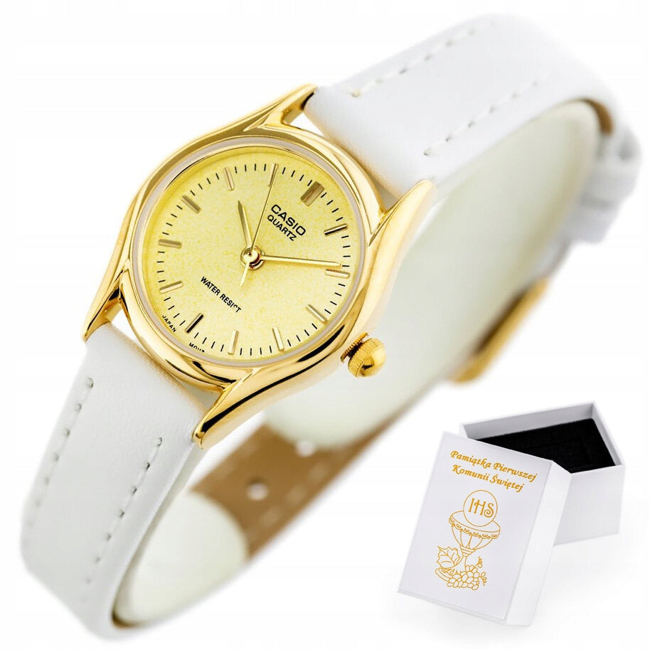 White CASIO watch for girls FOR COMMUNION ZD522l + BOX