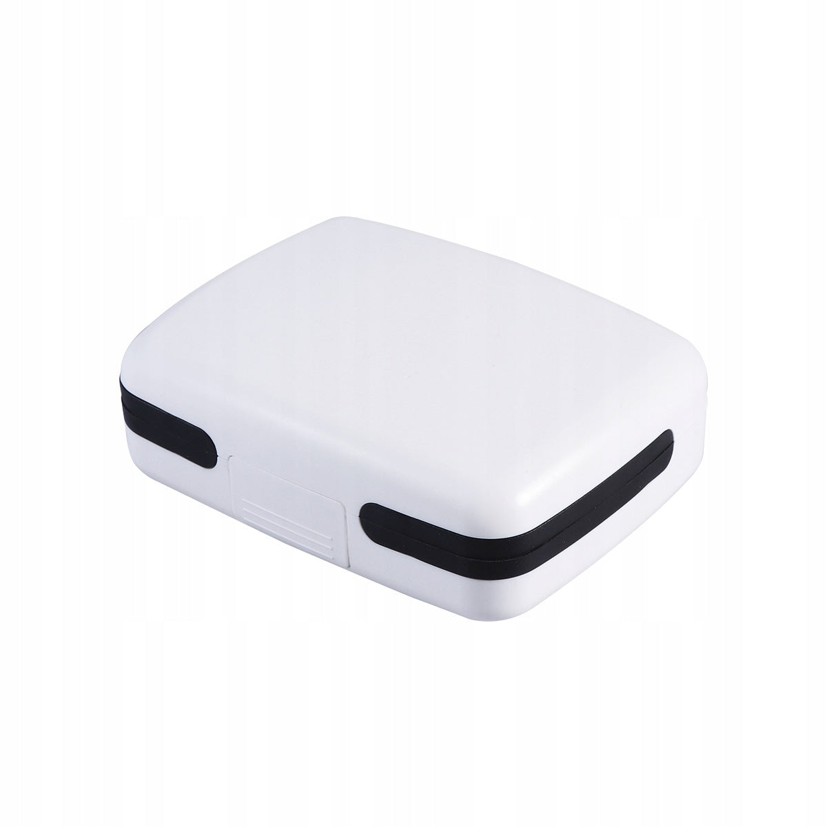 White Hearing Aid Storage Case Portable Holder for Safe Carry Medical device yes