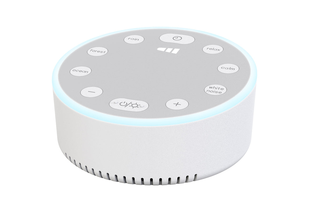 White Noise Sound Sleeping Machine with 6 Soothing Sounds and Light