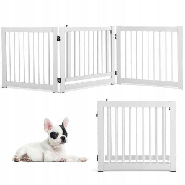 White Pet Barrier with Gate PW10013WH Kind other