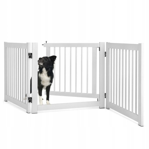White Pet Barrier with Gate PW10013WH Manufacturer code PW10013WH