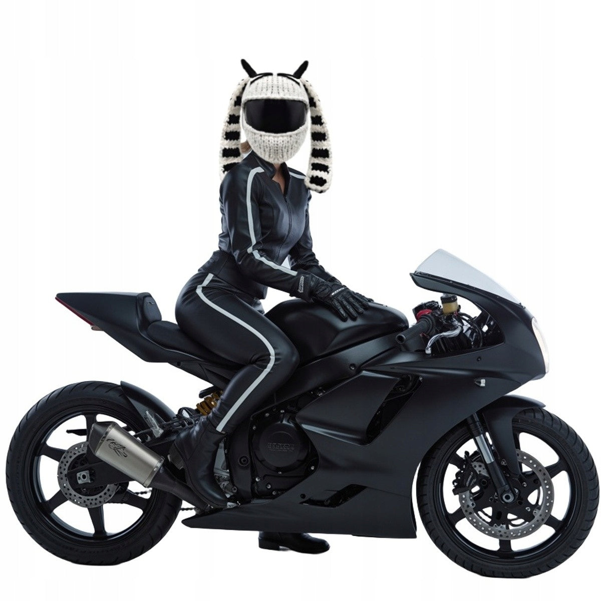 White Rider helmet cap - it's your style Manufacturer's catalog number 1402L