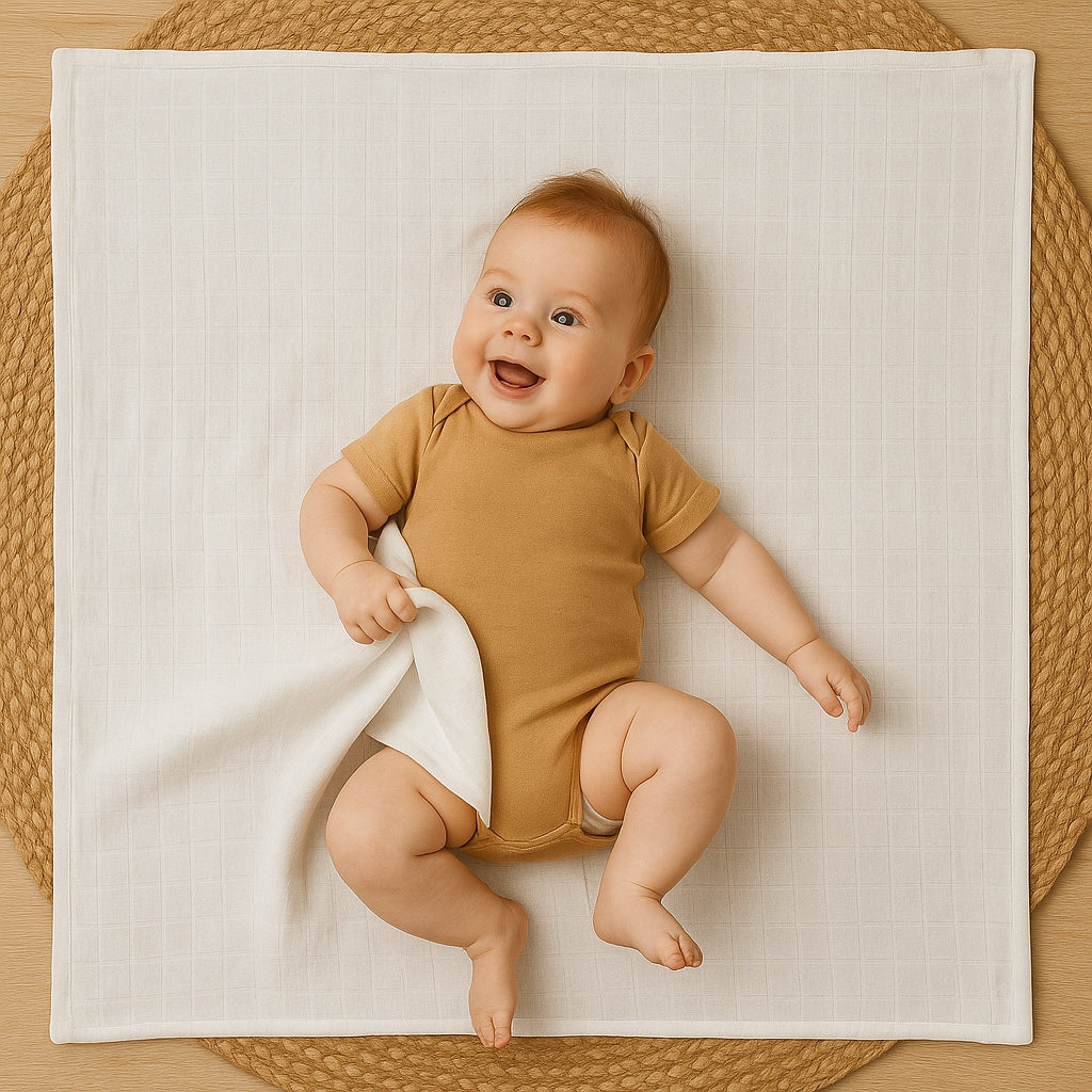 White Tetra Diaper, Tetra 80x60 cm – 100% Cotton, Polish Product Manufacturer code PT-80x60