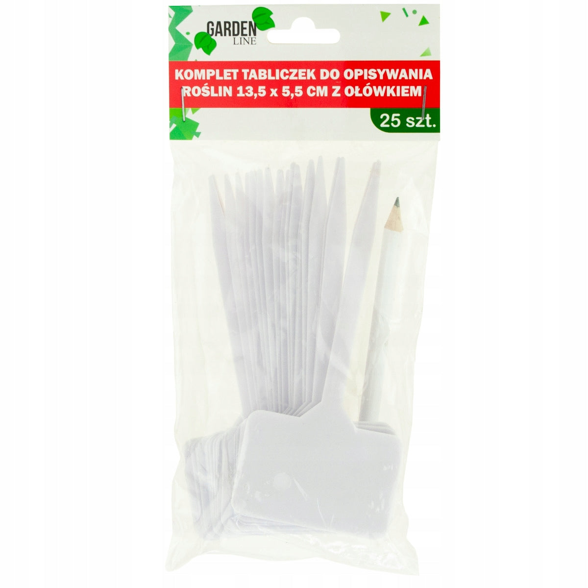 White orchard labels for describing plants 25 pcs. + pencil Number of pieces 25 pcs