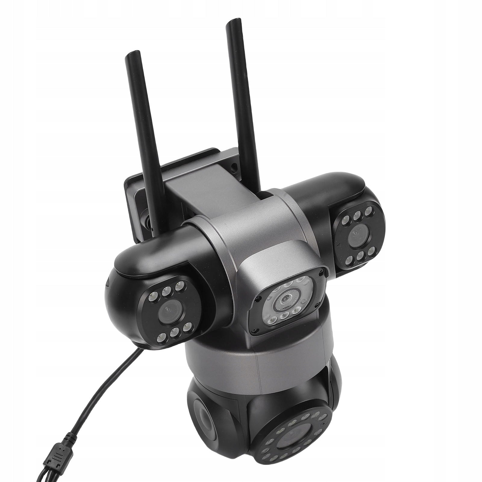 Wi-Fi Security Camera 3 Lenses 2MP HD Motion Detection KR Model 1138AIFM