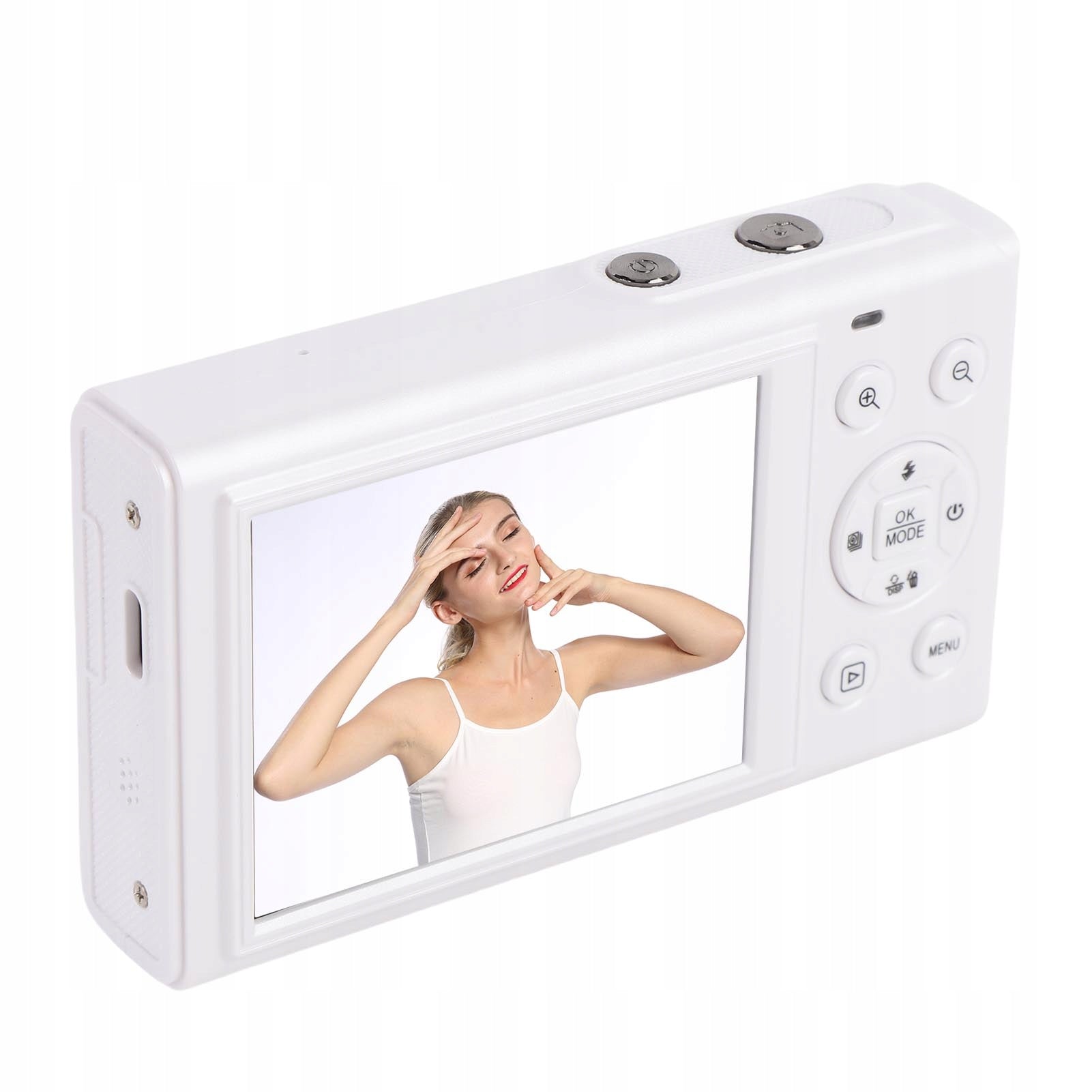 Wi-Fi camera for vlogs, dual screen HD 5K digital camera with 18x