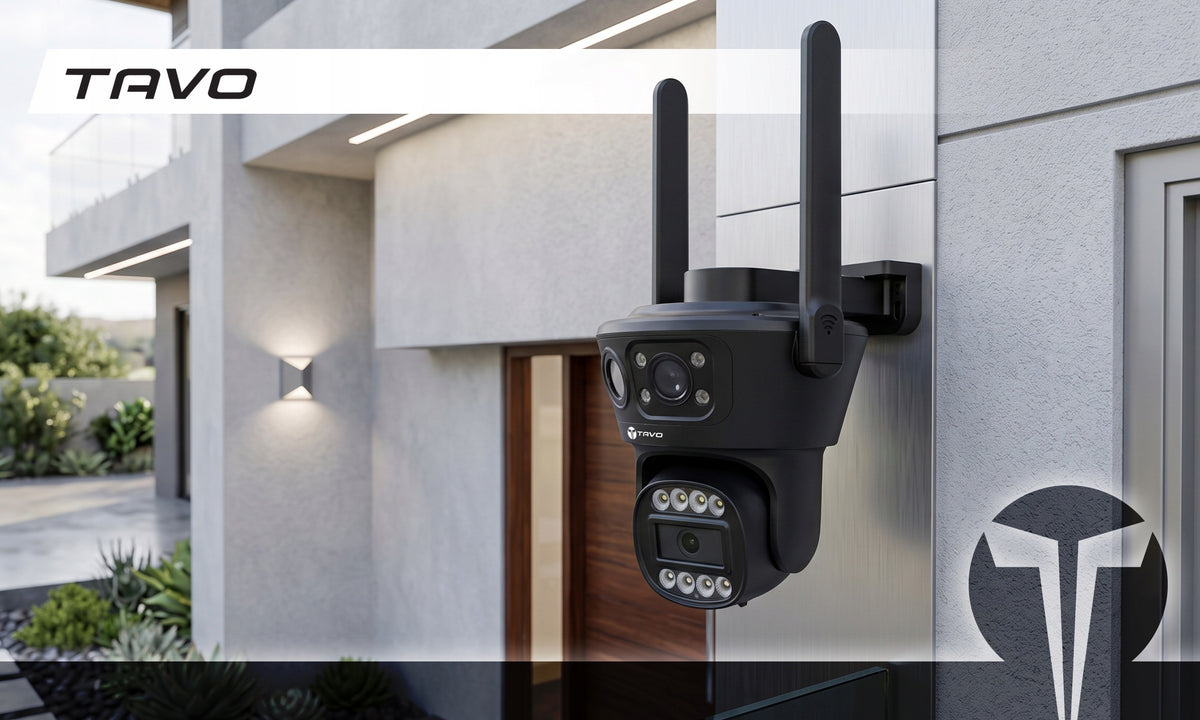 WiFi Camera Outdoor Rotating 10 MPx Triple Alarm Zoom Detection Manufacturer code KAMERA ZEWNĘTRZNA OBROTOWA WiFi 3 OBIEKTYWY