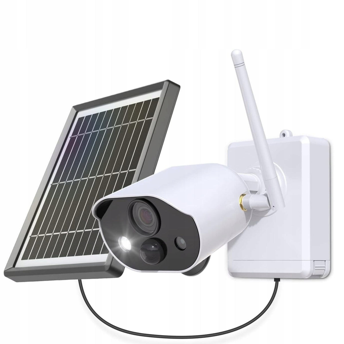 WiFi HD Solar Camera with PIR Motion Detection Wireless with 2MPX App