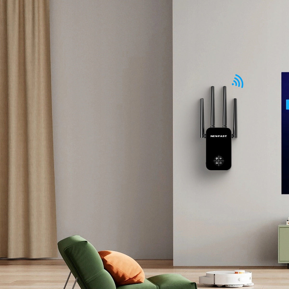 WiFi Repeater Smart OLED Wireless Extender Comfast WiFi Amplifier Router Packaging status original