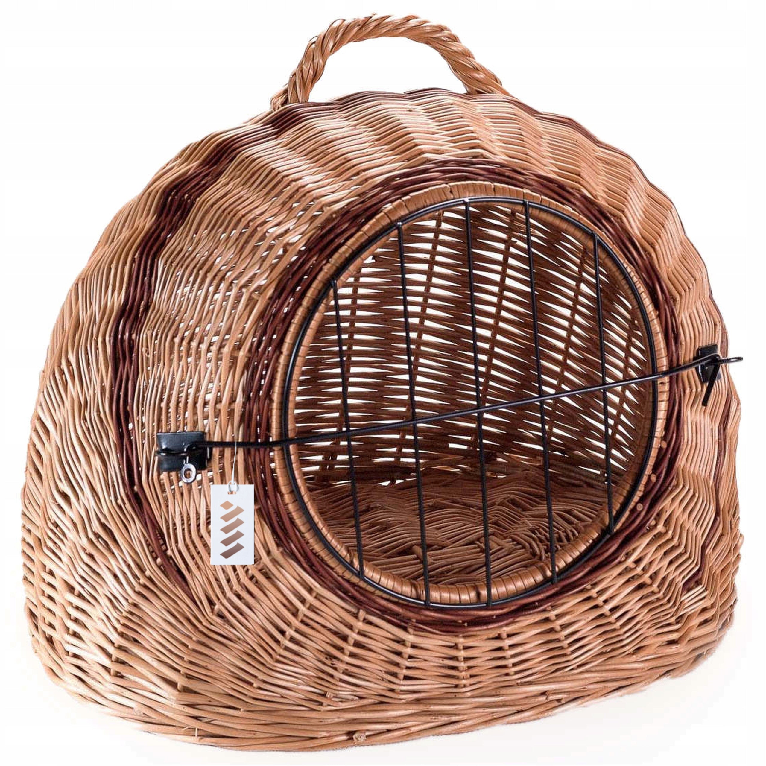 Wicker Transporter for Cat Dog Strong Large House Pet Cage 50