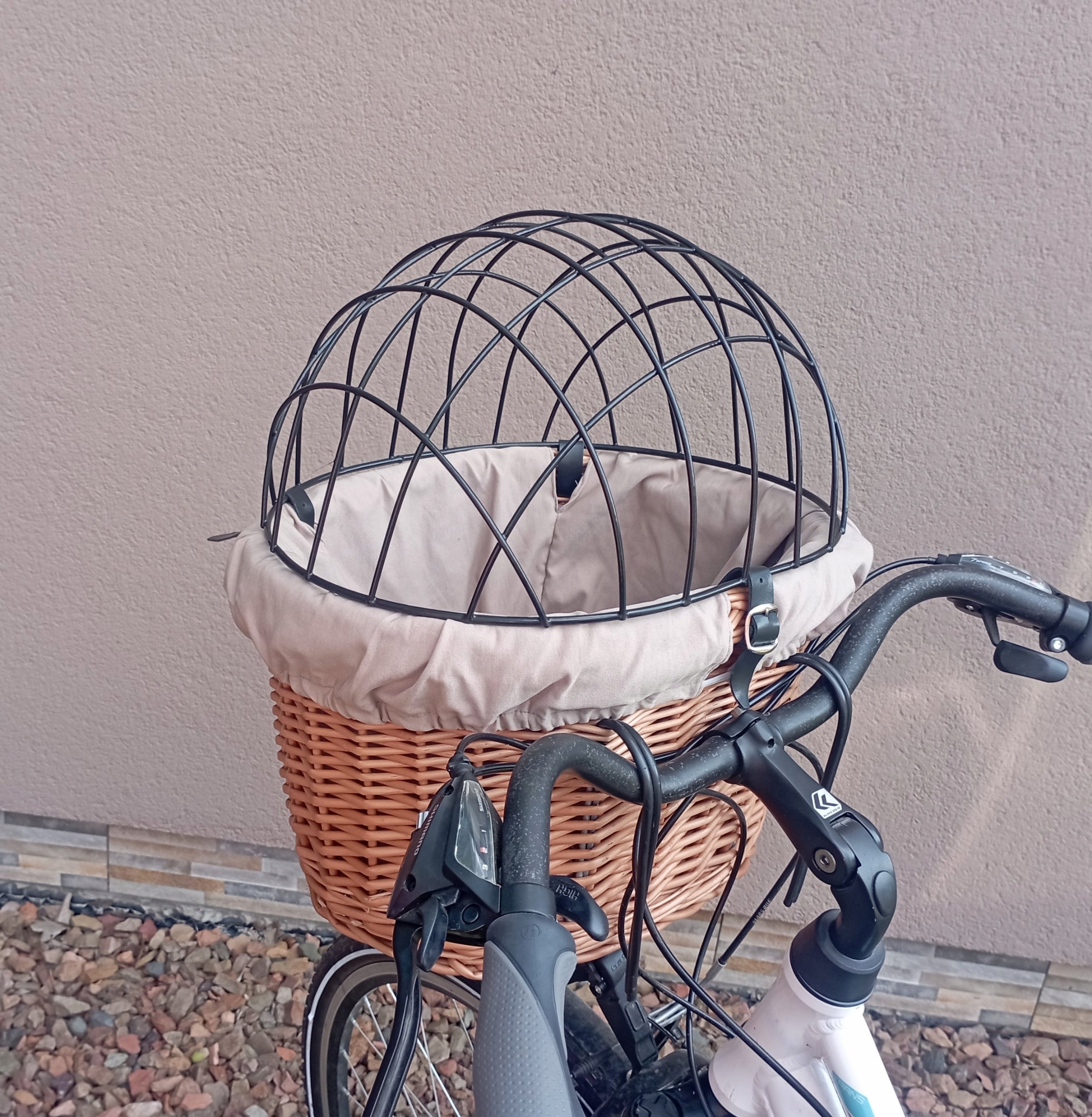 Wicker basket for PSA bike up to 10kg Transporter + insert and pillow Manufacturer code TR 22