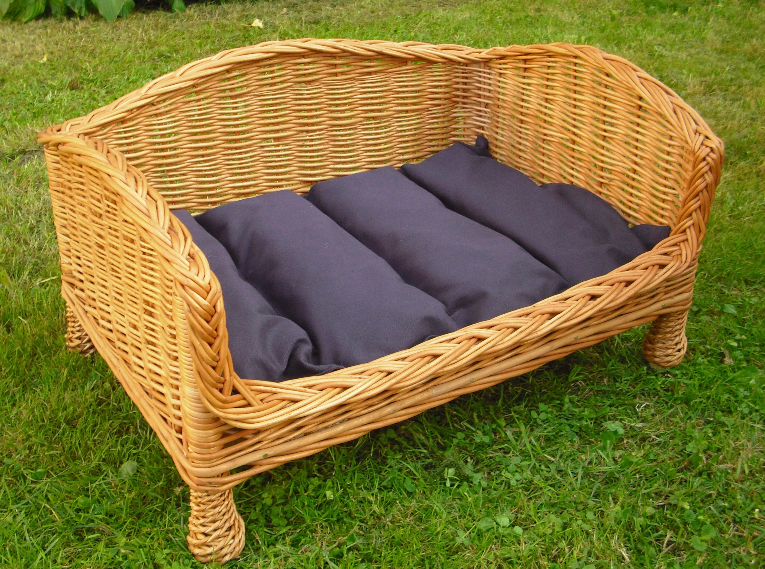 Wicker bed SOFA dog-cat lounger 50cm