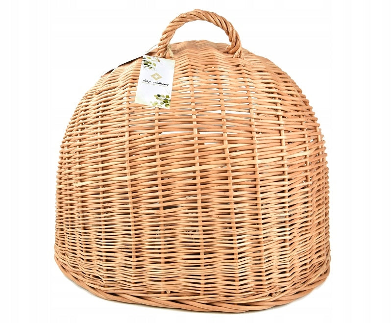 Wicker bed for cat or dog 49 cm Color orange