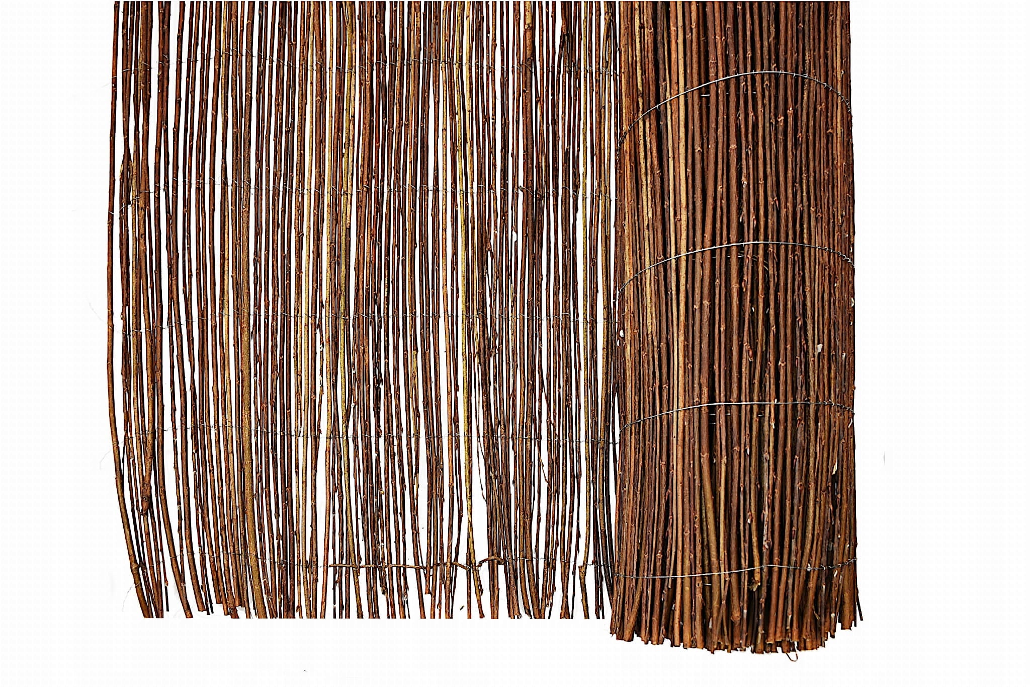 Wicker mat POLISH MANUFACTURER, Natural, ECO wicker, wicker 2 x 5 m Height 2 m
