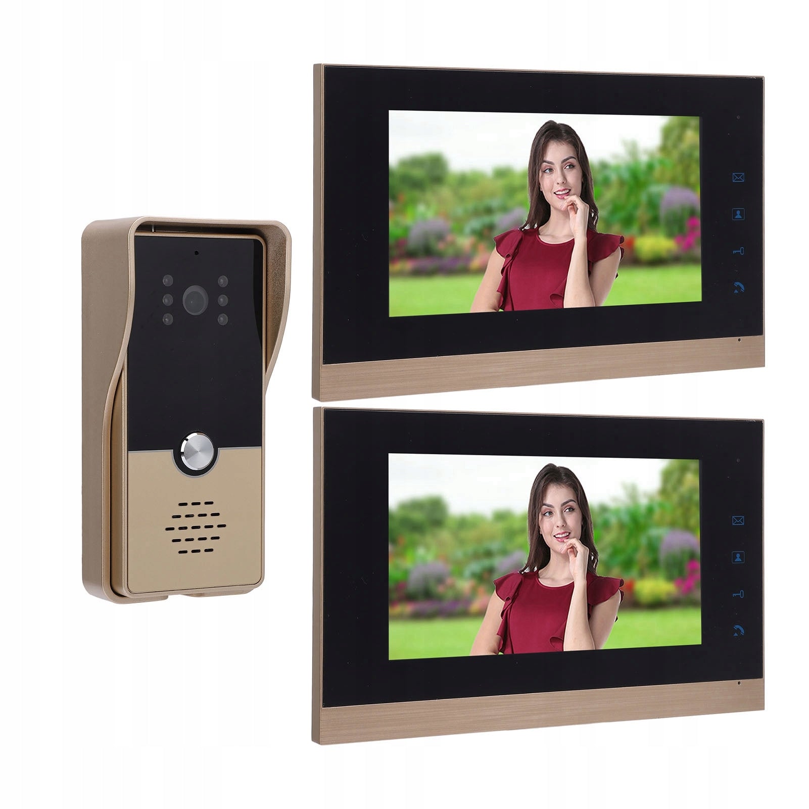 Widered HD CMOS intercom system sensor one key unlock FK