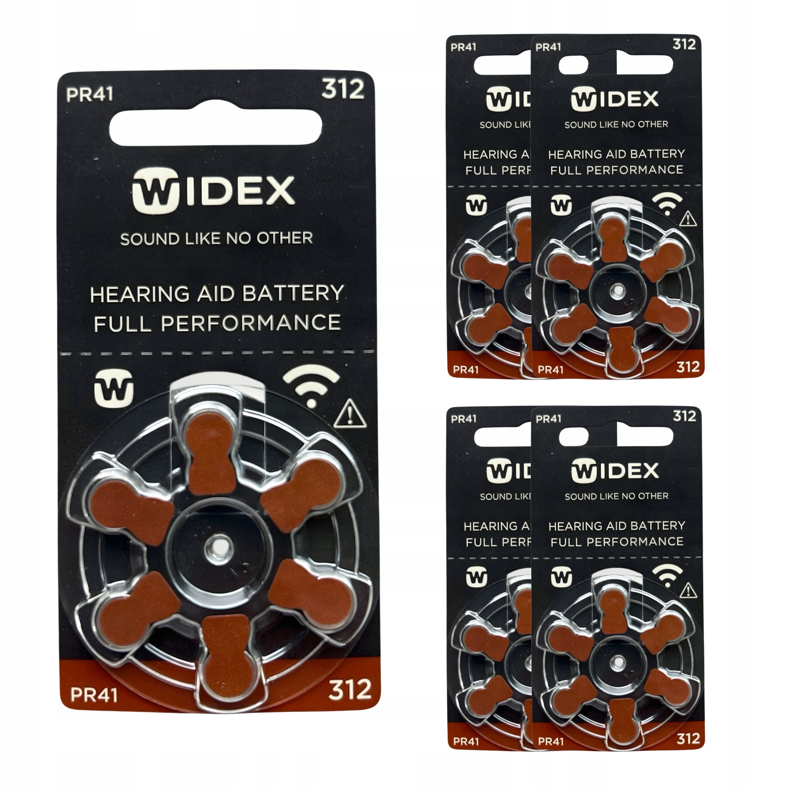 Widex 312 Batteries for Hearing Aids Long Life 5 Leaves 30 Pieces