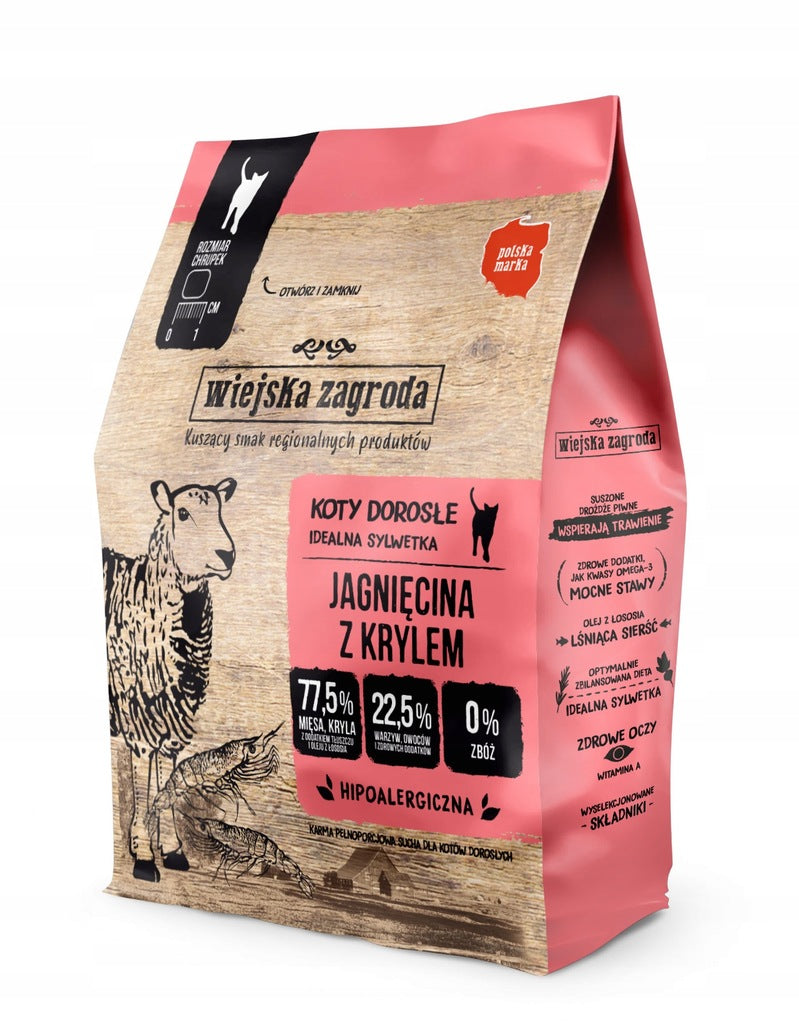 Wiejska Zagroda Chicken with duck Lamb with krill 3x400g Brand Wiejska Zagroda