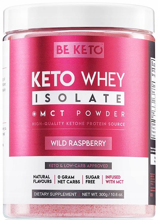 Wild Raspberry with MCT KETO 300g BeKeto Packaging status original