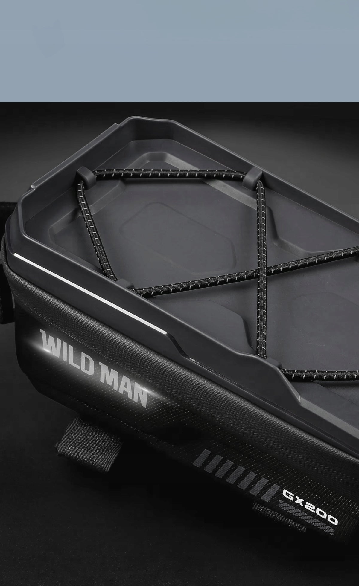 WildMan GX200 Frame Bag, Phone Holder, Bicycle Pouch, Waterproof Model GX20