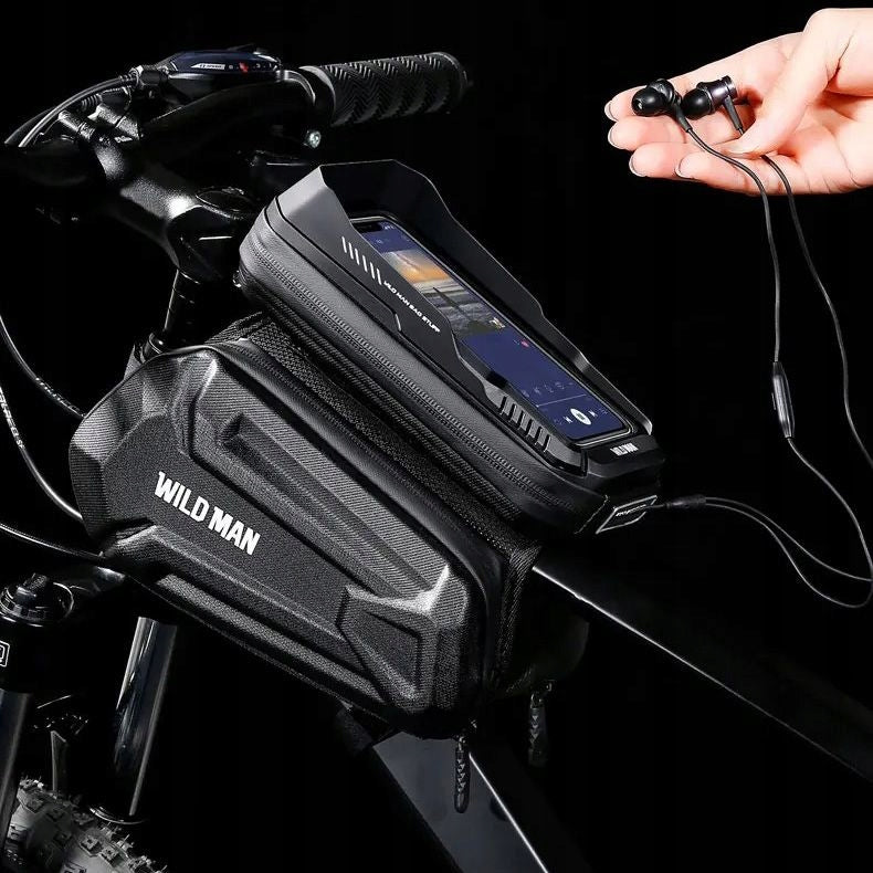Wildman Frame Bicycle Pouch, Bike Holder, for Phone and Accessories Model XT6