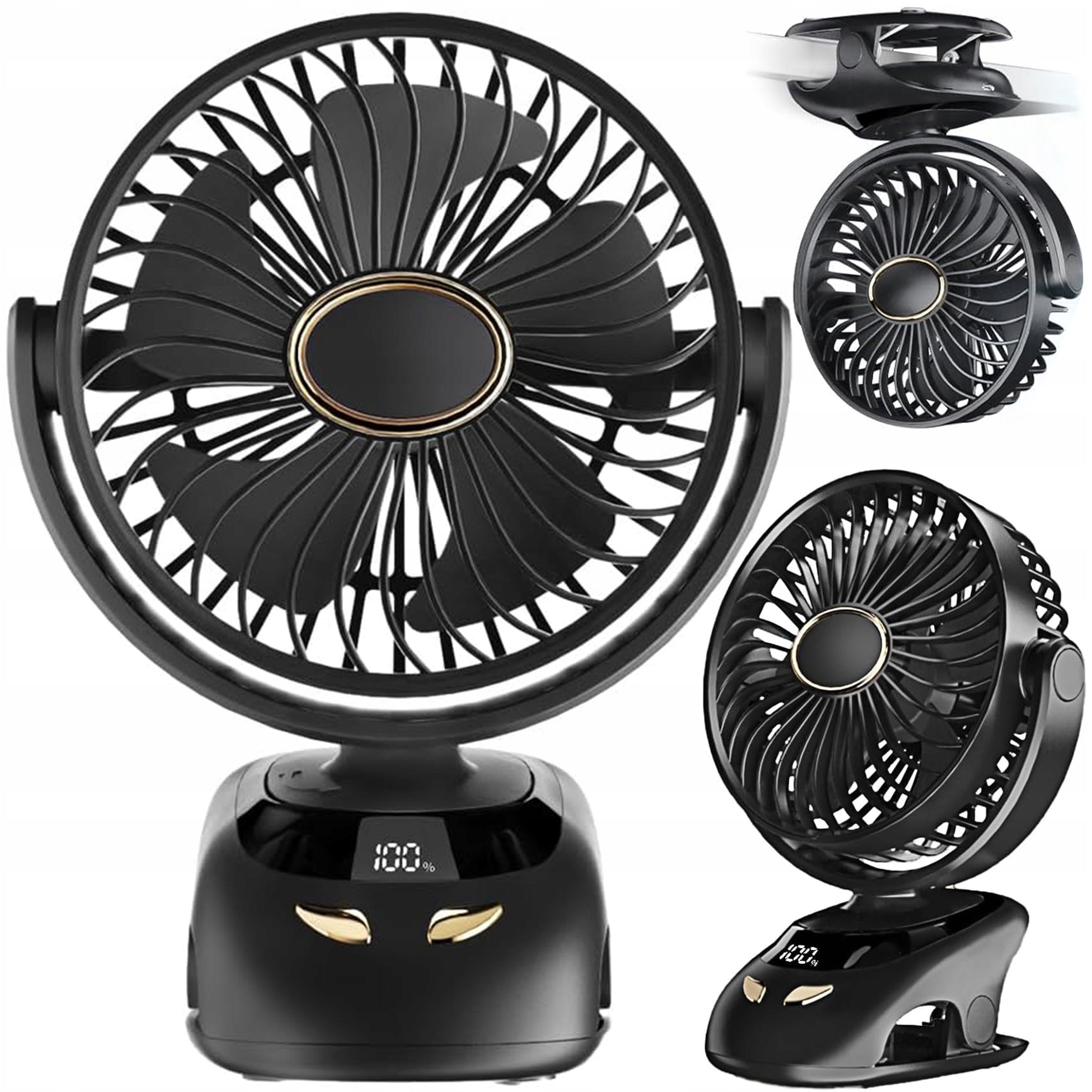 Windmill Desk Fan Wireless Aroma BOX With Clip And Base
