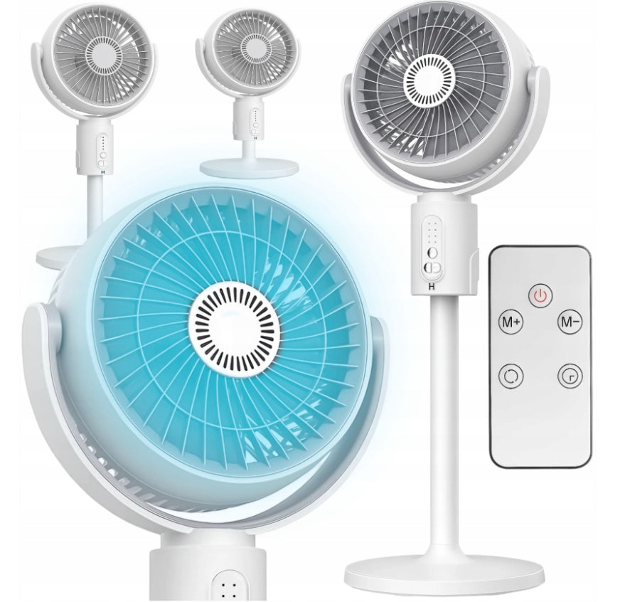 Windmill Standing Fan Terrace Floor Office Remote Control