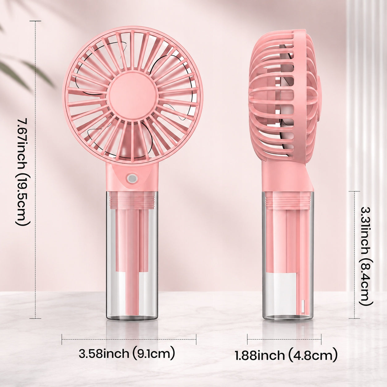 Windmill USB Quiet Mini Desk Fan Cooling TOPK K31 pink Brand TOPK