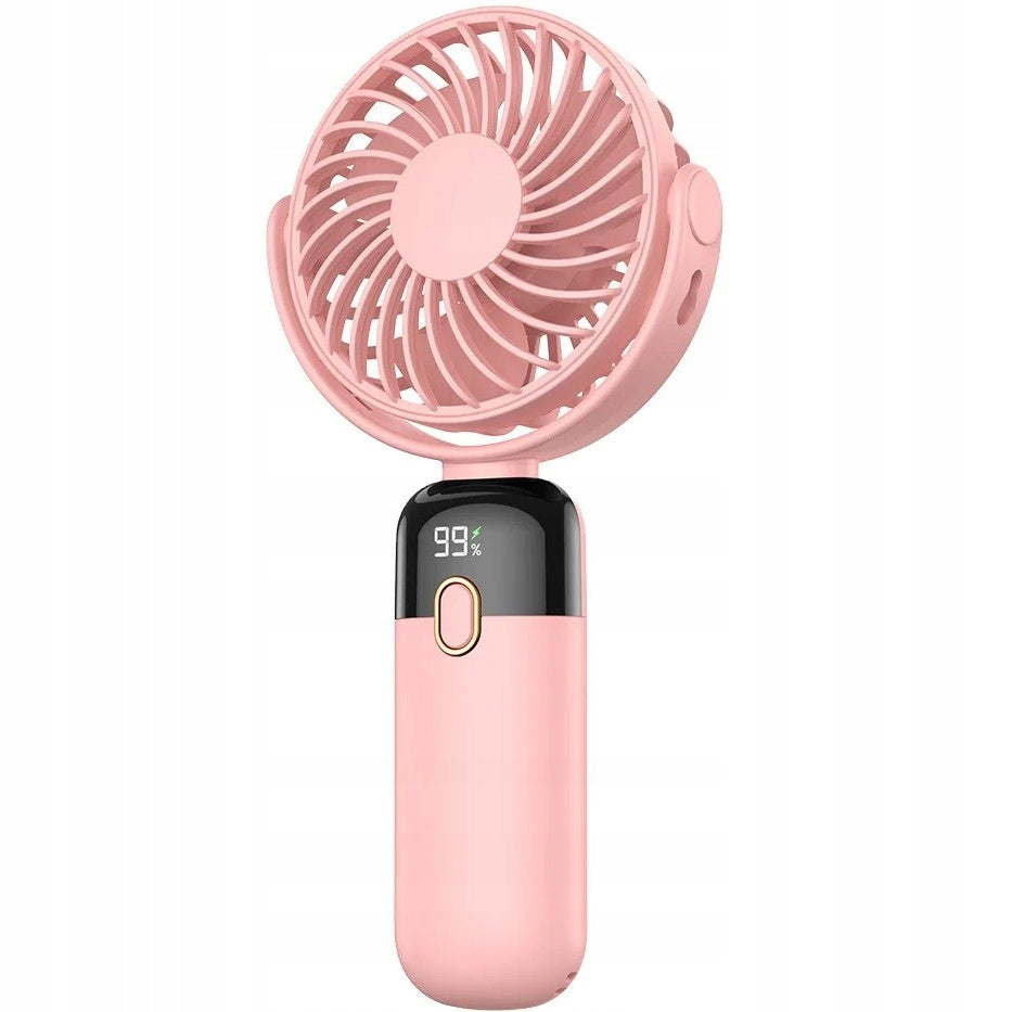 Windmill quiet mini fan portable desk cooling TOPK usb pink Packaging status original