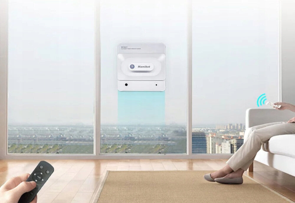 Window cleaning robot MAMIBOT W120-T White-blue Dominant color white