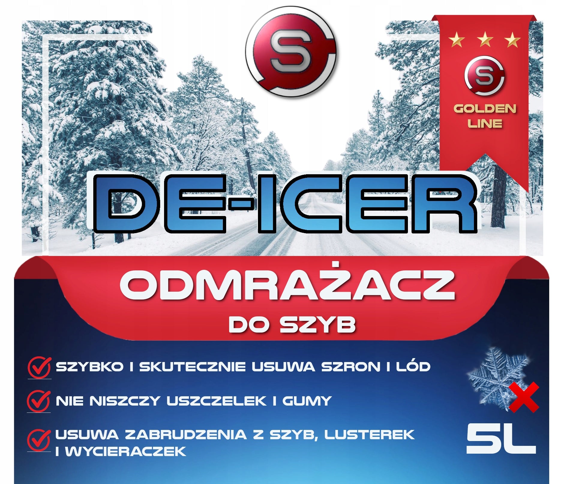 Window defroster De-Icer fast effective window defroster 5L EAN (GTIN) 5907530461880