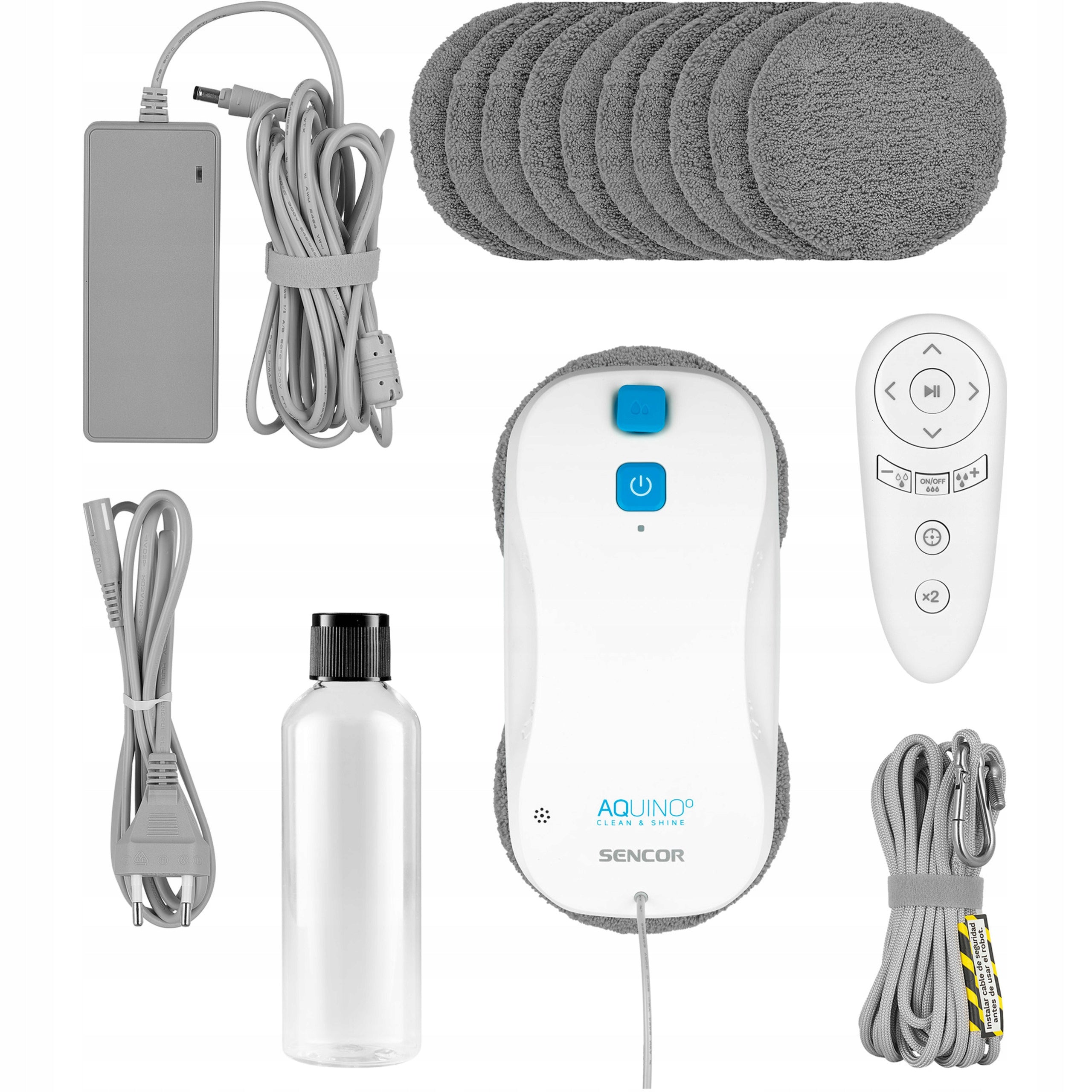 Window washer Sencor SRW 6010WH 72 W with Smart Gyro navigation Type window washer
