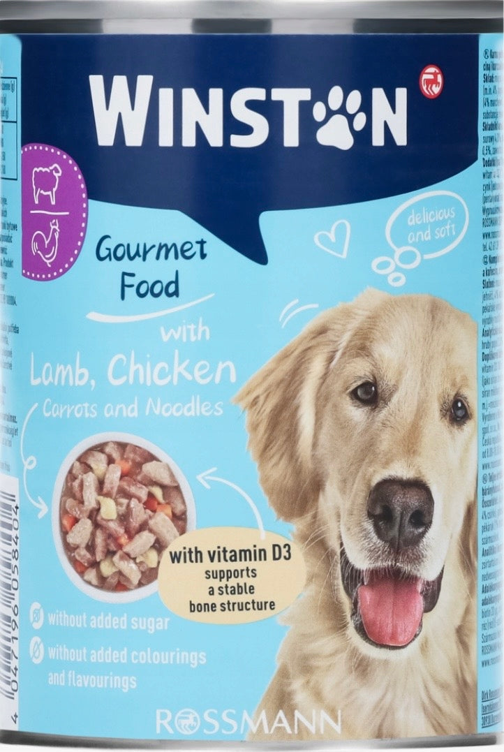 Winston wet food for your pet 400gr mix of flavours Brand Winston