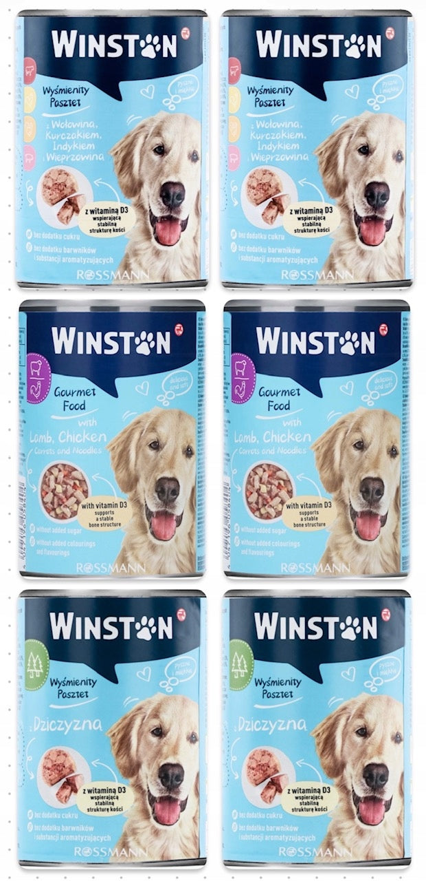 Winston wet food for your pet 400gr mix of flavours Manufacturer code 4047196013618