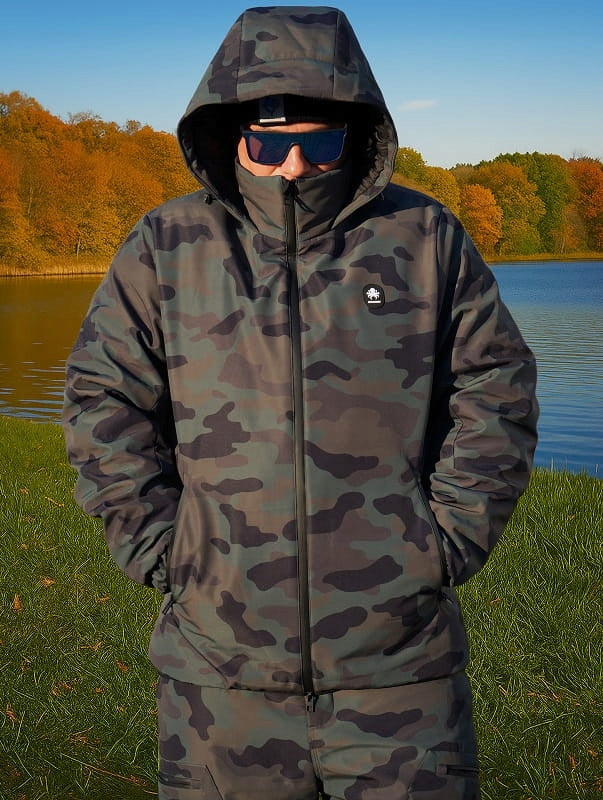Winter Fishing Suit Jacket + Thermal Pants Kraken Camo Roz XXXL Packaging status original
