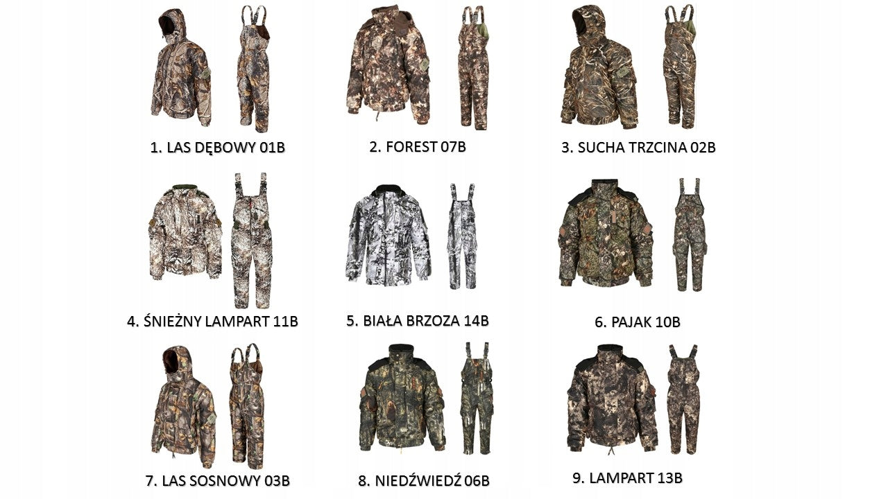 Winter set BARS Waterproof up to -25C JACKET+SPONIE GARDENERS, 9 designs Manufacturer code 01B-14B