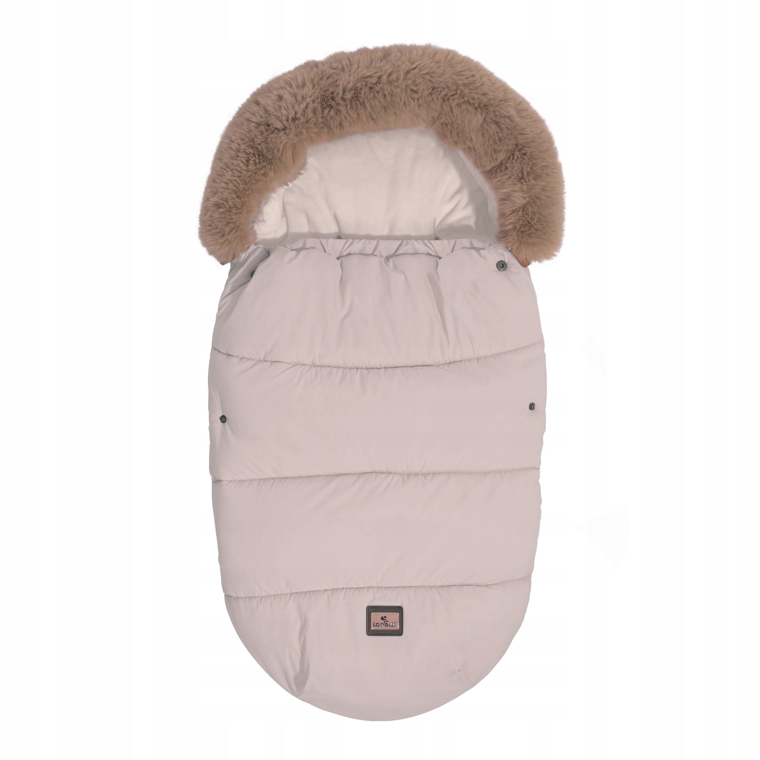 Winter sleeping bag for stroller insulated waterproof LUXE Lorelli beige