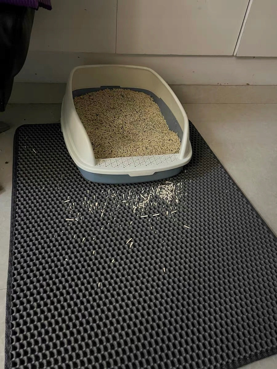 Wiper mat for litter box 120x70 black Practical solution for litter! Model SIEMIEC Mata pod kuwete 11