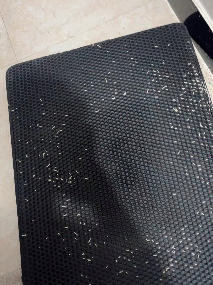 Wiper mat for litter box 120x70 black Practical solution for litter! Trade name SIEMIEC Mata pod kuwete 11