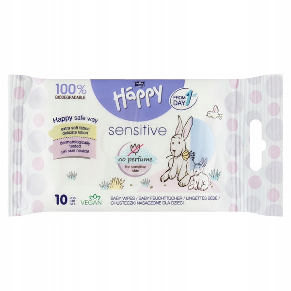 Wipes soaked Bella Baby Happy 10pcs.