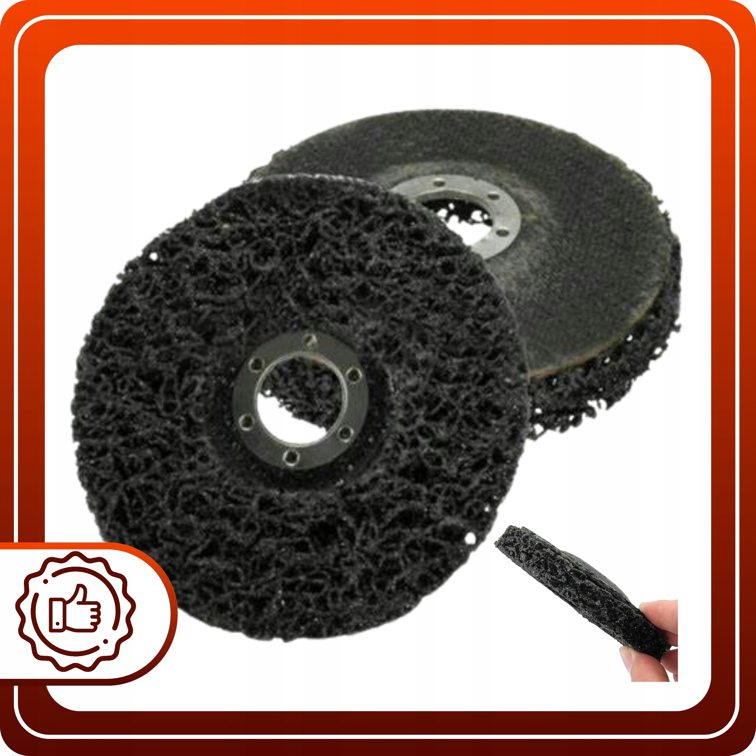 Wire Brush 125 mm Rust Removal Disc Nonwoven Fabric For Metal Steel Packaging status original