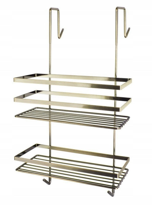 Wire Shelf Suspended Old Gold Brushed