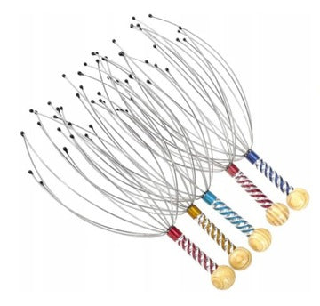 Wire massager for head massage and rubs