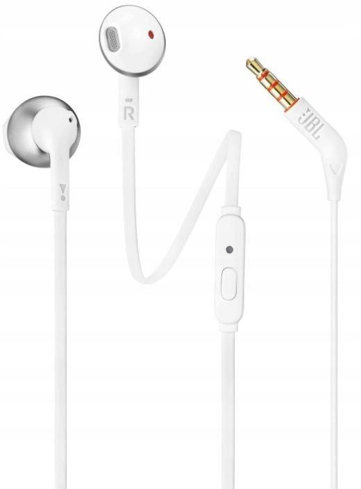 Wired Earbuds Jack 3,5 mm JBL T205 white